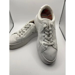 White Platform Sneakers Fashion Sneakers Trendy Casual Shoes - Picture 1 of 9