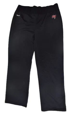 Reebok NFL On-Field Womens Tampa Bay Buccaneers Black Fleece Sweatpants new XL Cover
