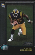 1998 Bowman Chrome Robert Holcombe #14    St. Louis Rams  1Z