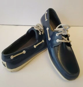Sperry Top-Sider marineblaue Damen-Bootsschuhe Gummi wasserdicht Größe 8,5M - Bild 1 von 9