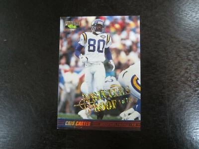1995 Proline Classics Printers Proof # II 7 Cris Carter Card 1 of 725 Vikings - Image 1 of 2