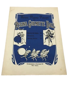 Alte Noten von 1927 - drei Klavierstücke von Regina Guilmette Hail - Bild 1 von 5