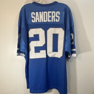 Mitchell & Ness NFL Throwbacks 1996 Barry Sanders #20 Detriot Lions Jersey Sz 52 - Bild 1 von 10