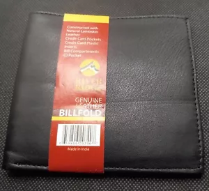 River Ridge Genuine Leather Mens Wallet Bifold Large Capacity Card Holder - Picture 1 of 9