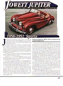 1950-1952 Jowett Jupiter Sports Article - Must See!!  - Image 1 of 1