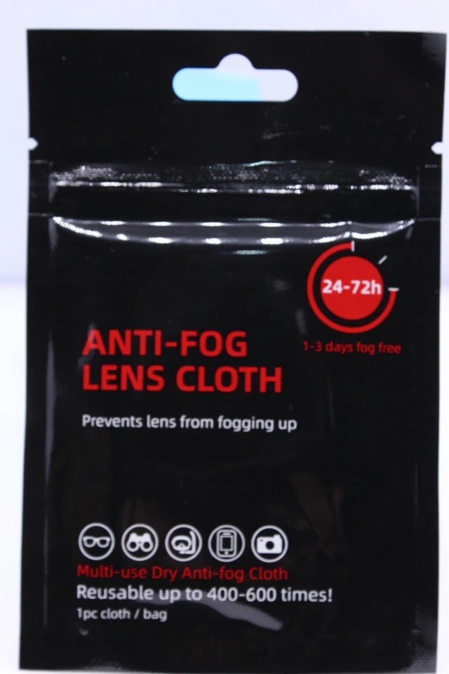 ANTI FOG LENS CLOTH Antibeschlag Brillenputztuch Brillenputztuch grau Stoff wiederverwendbar 400/600 mal
