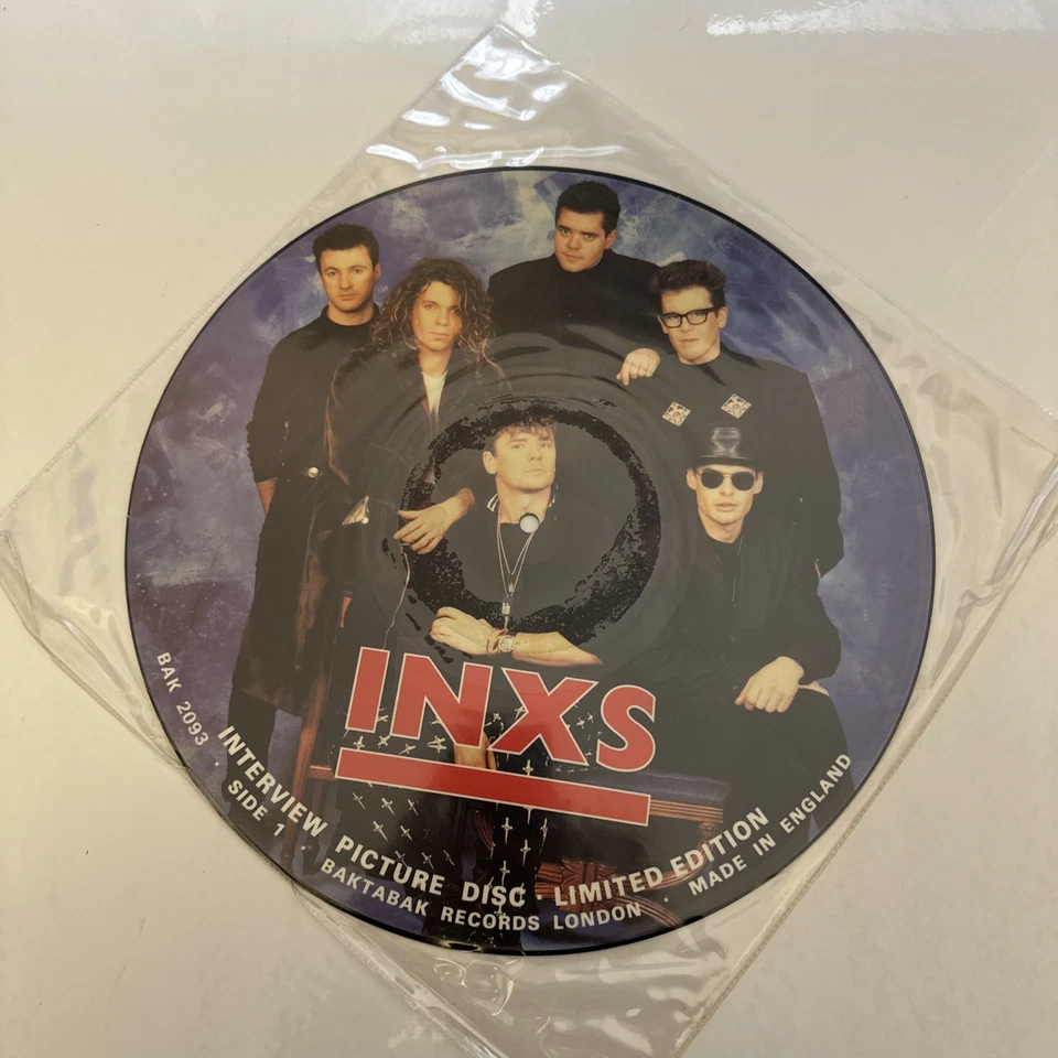 INXS Interview Picture Disc 12" Vinyl BAK2093  Excellent No Card Sleeve - Image 1 of 1
