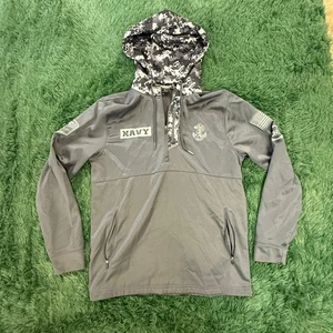 Naval Academy University Salute to Freedom Pullover Heavy Duty Hoodie Sweatshirt - Picture 1 of 9