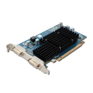 Video Card Graphics AMD Radeon Hd5450 512mb Ddr3 Dual Double DVI Refurbished - Picture 1 of 4