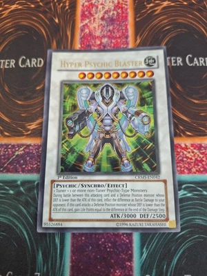 Yu-Gi-Oh! Hyper Psychic Blaster CRMS-EN042 Ultra Rare 1st Edition Near Mint - Image 1 of 4