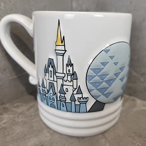Walt Disney World Parkscape Mug 4 Parks Epcot Magic Kingdom Animal Hollywood EUC - Picture 1 of 7