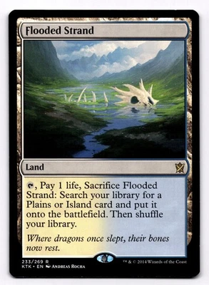 Flooded Strand KTK 233 - - NM - Magic the Gathering - Image 1 of 2