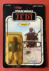 De colección Star Wars WEEQUAY ROTJ 77a Trasero Sin usar, en caja 1983 Original Kenner ¡LEER!! - Imagen 1 de 4