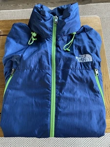 The North Face MenHooded Jacket Size S Blue Full Zip Pockets - Picture 1 of 13