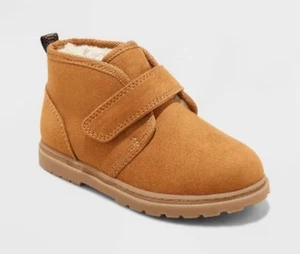 ๐ฅฅ Cat And Jack Toddler Boys' Magnus Boots Cognac SIZE 9 ๐ - Picture 1 of 7