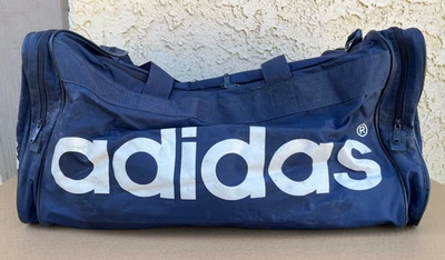 Adidas Duffel Bag Navy Blue size Large 24”x11”x11” - Image 1 of 4