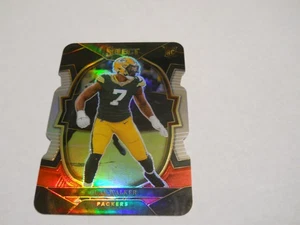 QUAY WALKER ROOKIE BLACK & RED DIE-CUT PRIZM GREEN BAY PACKERS 2022 SELECT - Bild 1 von 2