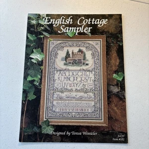 Counted Cross Stitch Pattern English Cottage Sampler Teresa Wentzler #102 - Picture 1 of 1