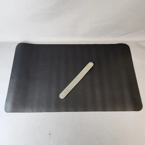 Mausmatte - groß - 60x35cm - PU-Leder - YSAGI - schwarz - neu/versiegelt - portofrei - Bild 1 von 5