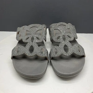 Sandalias Fitflop Elora Crystal para mujer 11 tacón de cuña adornado con peltre deslizable - Imagen 1 de 9