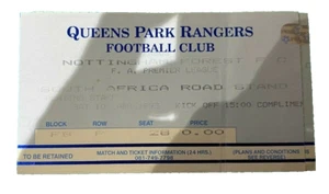 QUEENS PARK RANGERS V NOTTINGHAM FOREST - MATCH TICKET - PREMIER LG - 10/4/1993 - Picture 1 of 1