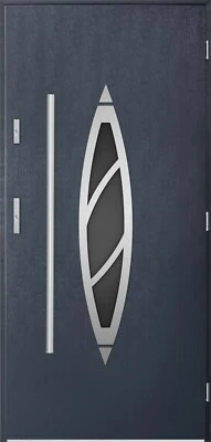 Modern Front Entry Door, Choice of Sizes & Colours, Globarro PS ARI1, Metal - Image 1 of 4