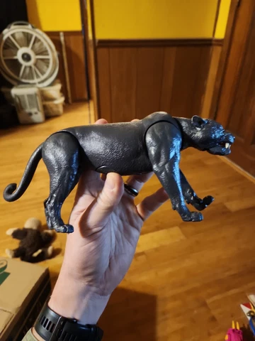 Jumanji Elusive Jaguar Figure with Sounds Head Movement Panther Black Cat Cover