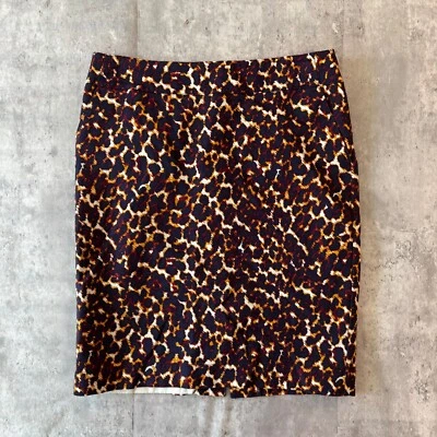 Leopardo Animal Print Lápiz Falda Negocios Informal Trabajo Profesional Midi Mujer 6 Foto 1 de 4