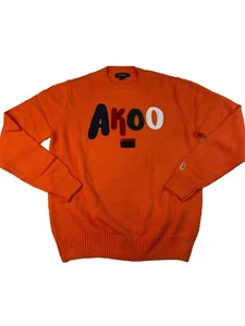 Mens 100% Authentic Akoo SLUGGER SLICK SWEATER Size Large Color Orange - Bild 1 von 7