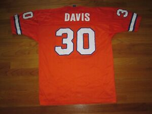 Denver Broncos Vtg 90s 1995-1996 Terrell Davis CHAMPION football Jersey 48 USA