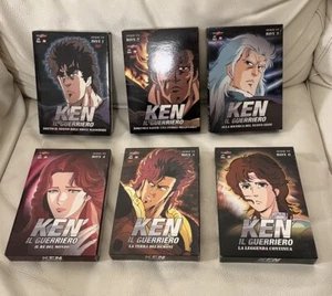 KEN IL GUERRIERO - HOKUTO NO KEN 6 BOX DVD SERIE COMPLETA PRIMA EDIZIONE YAMATO - Foto 1 di 10