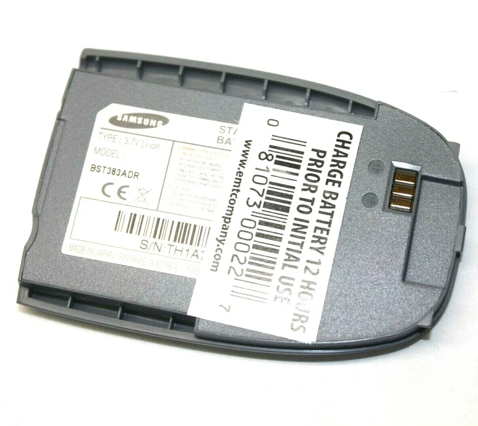 Samsung BST383ADR Batería de Iones de Litio Estándar de Repuesto 3.7V 850mAh para SCH-A570 Foto 1 de 1