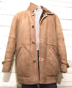 HERREN DE GR 52 ECHT LAMMFELL JACKE MANTEL ECHT LEDER ORIG. SHEARLING LUXUS PUR - Bild 1 von 5