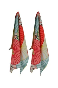 2x Cotton Tea Towels - 100% Cotton - Flowers - Imagen 1 de 7