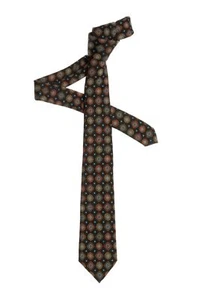 Corbata Les Copains negra 100 % seda - Imagen 1 de 2