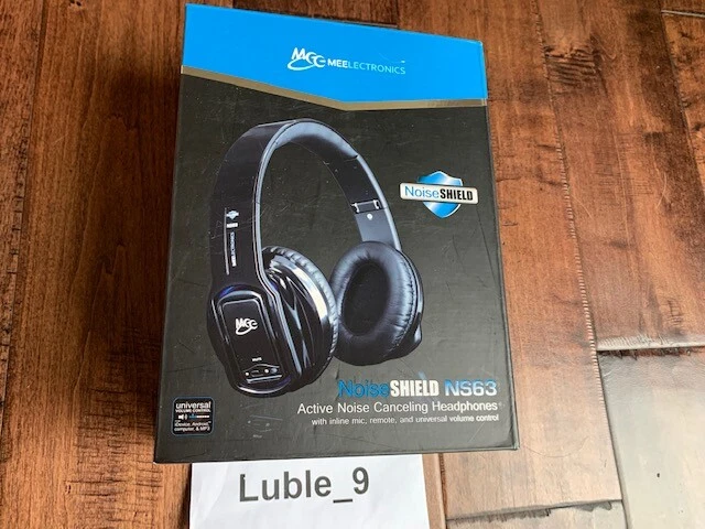 MEEelectronics NoiseSHIELD Auriculares con Cancelación Activa de Ruido HP-NS63-BK-MEE _NUEVOS Foto 1 de 4