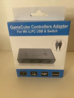 GameCube Controller Adapter for Wii U and PC USB 4 Port - Image 1 of 2