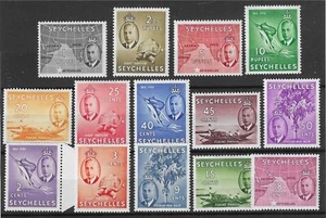 Juego ilustrado Seychelles 1952 SG158-172 como nuevo (15v) - Imagen 1 de 2
