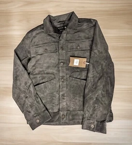 Arbor Mens Jacket Gift For Men Women Corduroy Lightweight Gray Size L - Picture 1 of 6