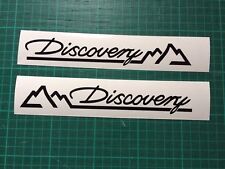 LAND ROVER DISCOVERY Mountain Top x2 Decal 4X4 body Window sticker