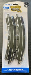 Bachmann 44429 HO Scale Steel Alloy EZ-Track 18" Radius Rerailer Track DC DCC - Picture 1 of 2