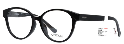 VOGUE VO5244 W44 Negro Mujer Redondo Borde Completo Anteojos 52-16-140 B:45 Foto 1 de 4