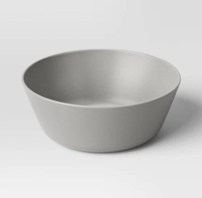 Set of 4 | ROOM ESSENTIALS Recycled Plastic Cereal Bowls BPA-Free 33.5oz • Grey - Image 1 of 3