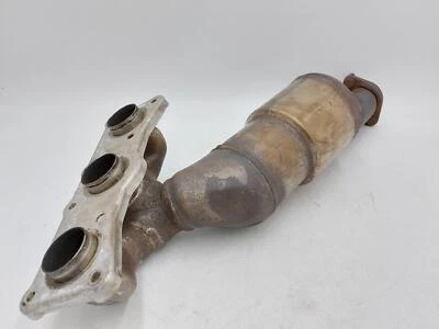 11-12 BMW X3 F25 2.0L REAR EXHAUST MANIFOLD 7591446 *BROKEN STUD BOLT & DENTS* - Image 1 of 4