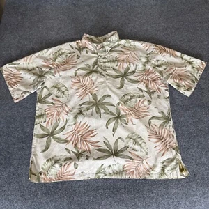 Camisa Hilo Hattie Hawaiana Popover Estampado Floral Reverso Aloha Camisa Para Hombres XL - Imagen 1 de 9