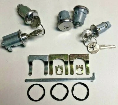 Juego completo de cerraduras estilo OE con las primeras llaves GM - 1963 Oldsmobile Cutlass y F85 Foto 1 de 3