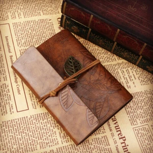 Blank notebook journal Creative Notebook Loose-leaf Leaves Pattern Travel - Picture 1 of 11