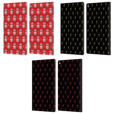 LIVERPOOL FC CREST & LIVER BIRD PATTERNS PU LEATHER BOOK CASE FOR AMAZON FIRE - Image 1 of 4