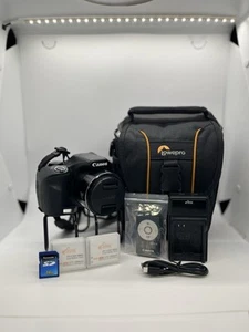๐ฅ Canon PowerShot SX530 HS 16MP Digital Camera Bundle W/ Remote,Charger, Case - Picture 1 of 7