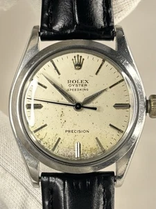 ROLEX Oyster Speedking Vintage 1950’s Men’s Manual Silver Dress Watch - 6421  - Picture 1 of 7
